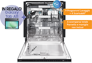 Lavastoviglie Standard Serie 90 DW90H79NAB0U1