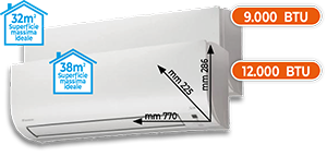 CLIMATIZZATORE DUAL SPLIT 9.000 + 12.000 BTU 2AMXF402535AKIT SERIE CLASSIC