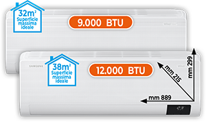 CLIMATIZZATORE DUAL SPLIT 9.000+12.000 BTU AJ040TX2535 SERIE WIND FREE COMFORT S2