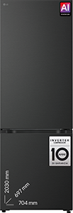 Frigorifero combinato GBBW726DEV