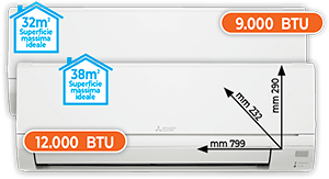CLIMATIZZATORE DUALSPLIT 9.000 + 12.000 BTU MXZ2HA40VFE12535DWVFKIT SERIE SMART DW