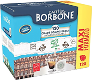 CAFFE BORBONE CIALDE 120 PZ MISCELA NOBILE COD. 44BBLUNOBILE120