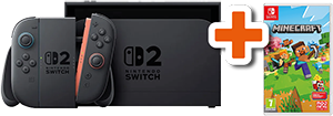 CONSOLE NINTENDO SWITCH 2 CON BATTERIA REMOVIBILE + GIOCO NINTENDO SWITCH MINECRAFT