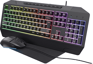 TASTIERA + MOUSE WIRED +TAPPETTINO GAMING 3 IN 1 GXT791