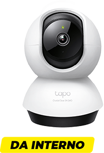 TC72 Telecamera Wi-Fi 2K-4MP, Pan-Tilt (360°/114°)