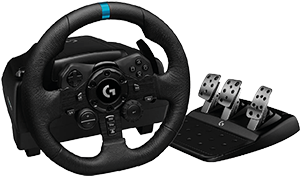 VOLANTE DA CORSA E PEDALI TRUE FORCE G923 PER PC E CONSOLE
