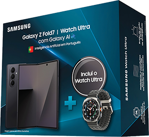 Pack Smartphone SAMSUNG Galaxy Z Fold 7 512Gb Preto + Galaxy Watch Ultra Prateado