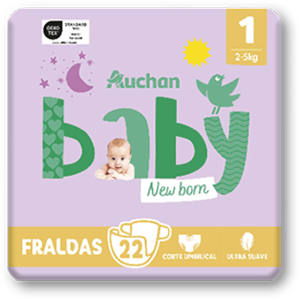 Fraldas AUCHAN BABY 