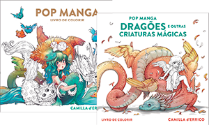 Livro POP MANGA/ DRAGÕES E OUTRAS CRIATURAS MÁGICAS