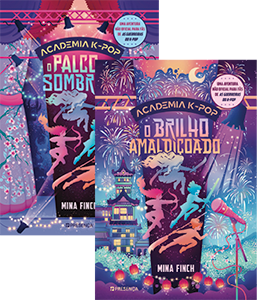 Livro ACADEMIA K-POP: O PALCO DAS SOMBRAS/ BRILHO AMALDIÇOADO
