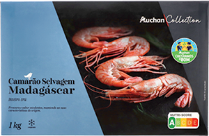 Camarão Selvagem Congelado AUCHAN COLLECTION