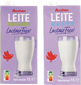 Leite UHT AUCHAN 