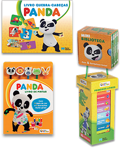 Livro CANAL PANDA OLÁ, ESCOVA DE DENTES