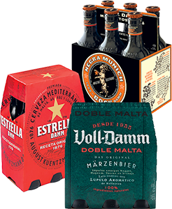 Cerveja ESTRELLA/ VOLL-DAMM/ BOCK DAMM