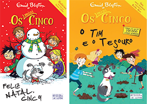 Livro OS MINI CINCO N11 O TIM E O TESOURO/ N07 FELIZ NATAL, CINCO!