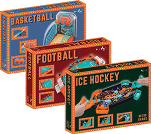 Basket Top/ Football/ Hockey RETRO GAMES