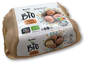 Ovos AUCHAN BIO