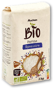 Farinha de Espelta AUCHAN BIO 