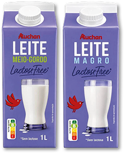 Leite UHT s/ Lactose AUCHAN