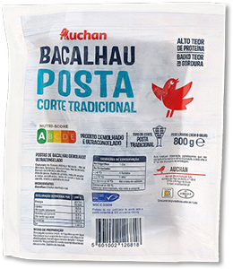 Posta de Bacalhau Demolhado AUCHAN