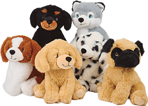 Cão de Peluche ONE TWO FUN 