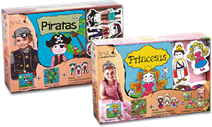 Livro O MEU REINO DA FANTASIA PIRATAS/ PRINCESAS 