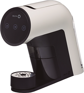 Qit Máquina de Café Sistema Cápsulas DELTA Q iconiQ White
