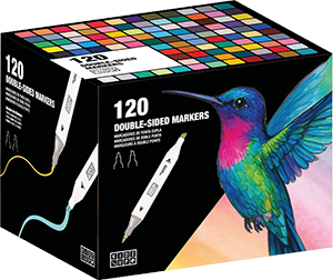 Conjunto de 120 Marcadores 