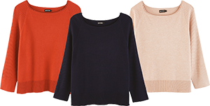 Camisola Decote Barco INEXTENSO