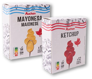 Ketchup/ Maionese Monodoses AUCHAN