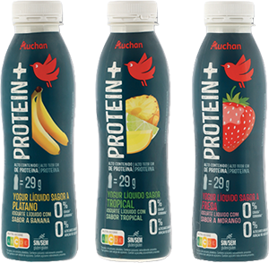 Iogurte Líquido Magro Proteína AUCHAN 