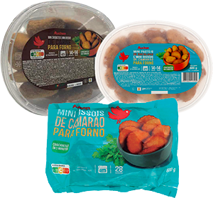 Mini Rissóis de Carne/Camarão AUCHAN