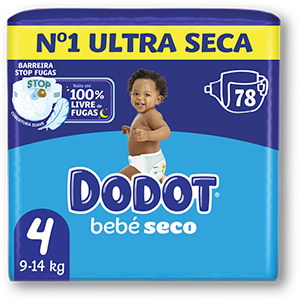 Fraldas Bebé Seco DODOT