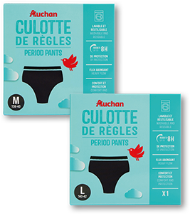 Cueca Menstrual AUCHAN