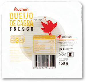 Queijo Fresco de Cabra AUCHAN 