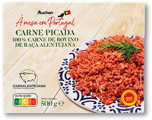 Carne Picada DOP AUCHAN À MESA EM PORTUGAL 
