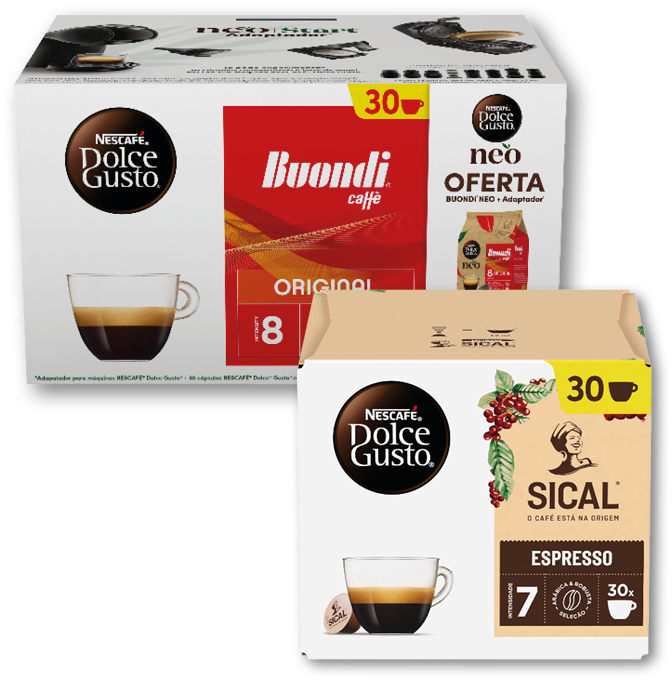 Cápsulas DOLCE GUSTO