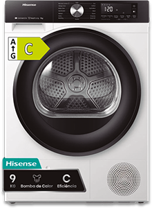 Máquina de Secar Roupa HISENSE DH3S902BWCC