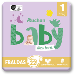Fraldas AUCHAN BABY