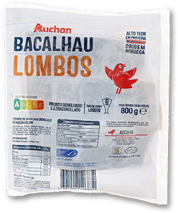 Lombos de Bacalhau Demolhado MSC AUCHAN