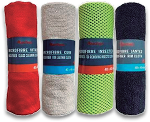 Panos Microfibras para Vidro/ Plástico AUCHAN