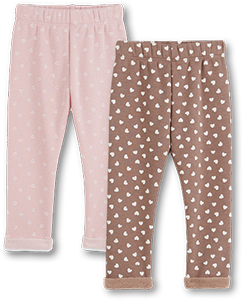 Leggings Forradas Bebé 3/48 Meses Unid.