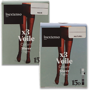 Pack 3 Collants INEXTENSO
