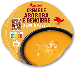 Creme de Abóbora e Gengibre AUCHAN 