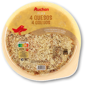 Pizza 4 Queijos AUCHAN 