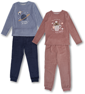 Pijama de Veludo Criança Tam.